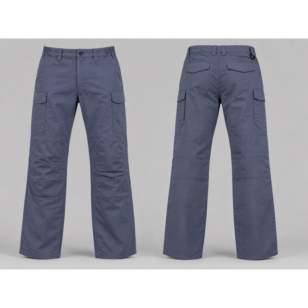 FREE SOLDIER Tactical Men's Cargo Pants Size 32x32 GRAY Ripstop Elastic Waist